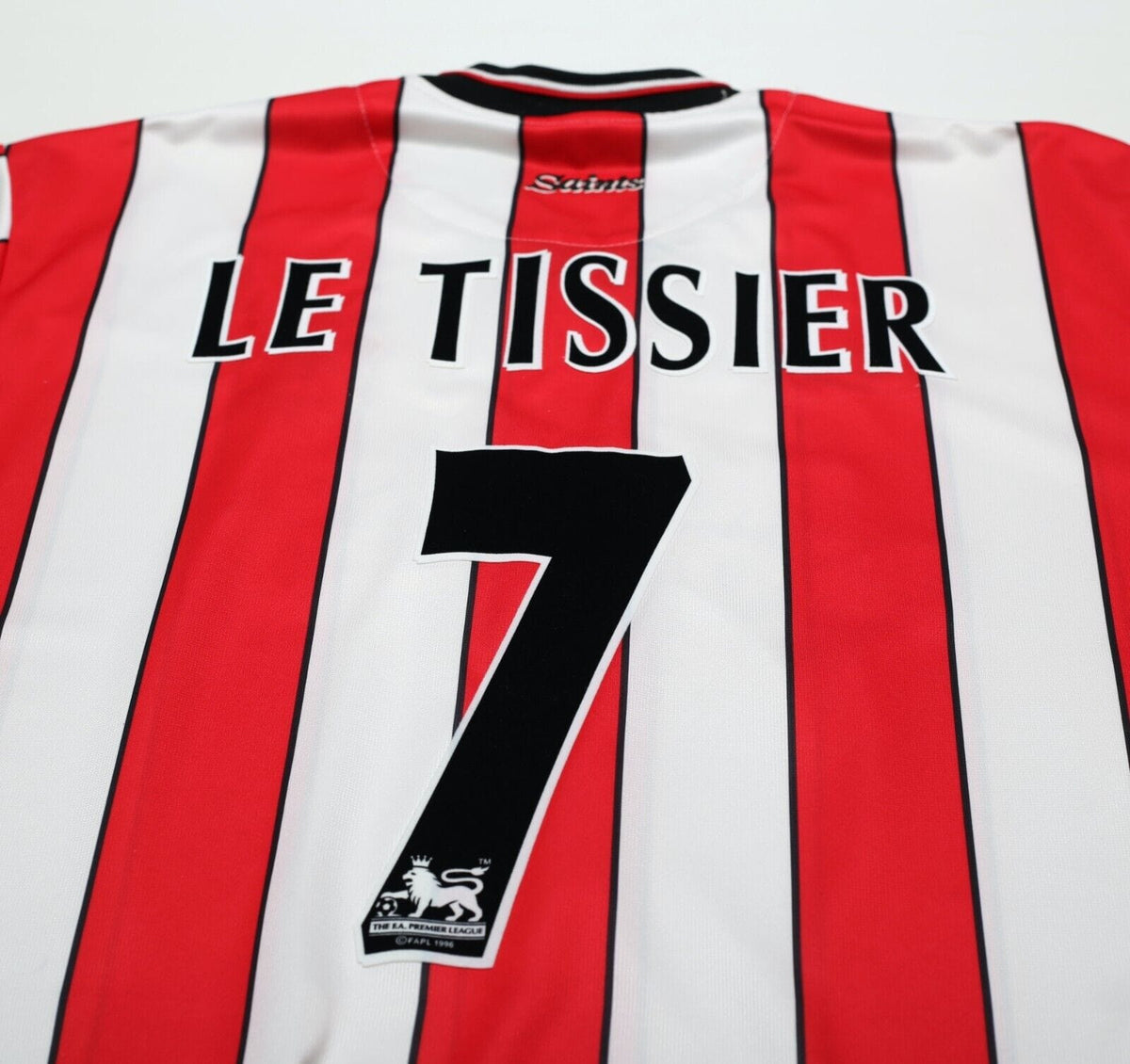 2001/02 LE TISSIER #7 Southampton Vintage Saints Home Football Shirt (XL)