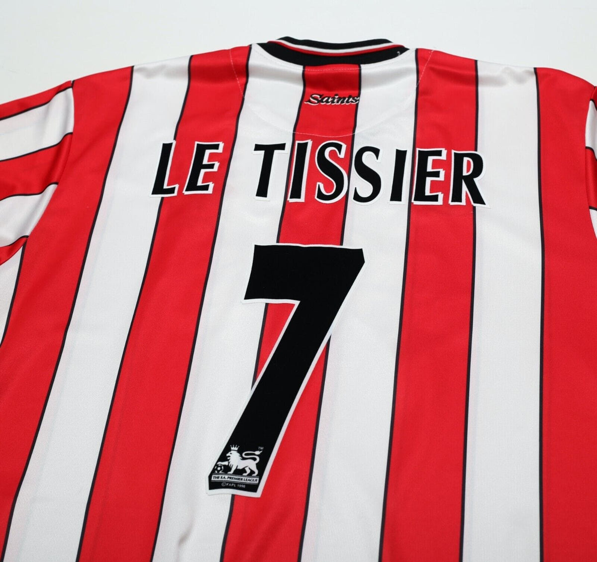 2001/02 LE TISSIER #7 Southampton Vintage Saints Home Football Shirt (XL)