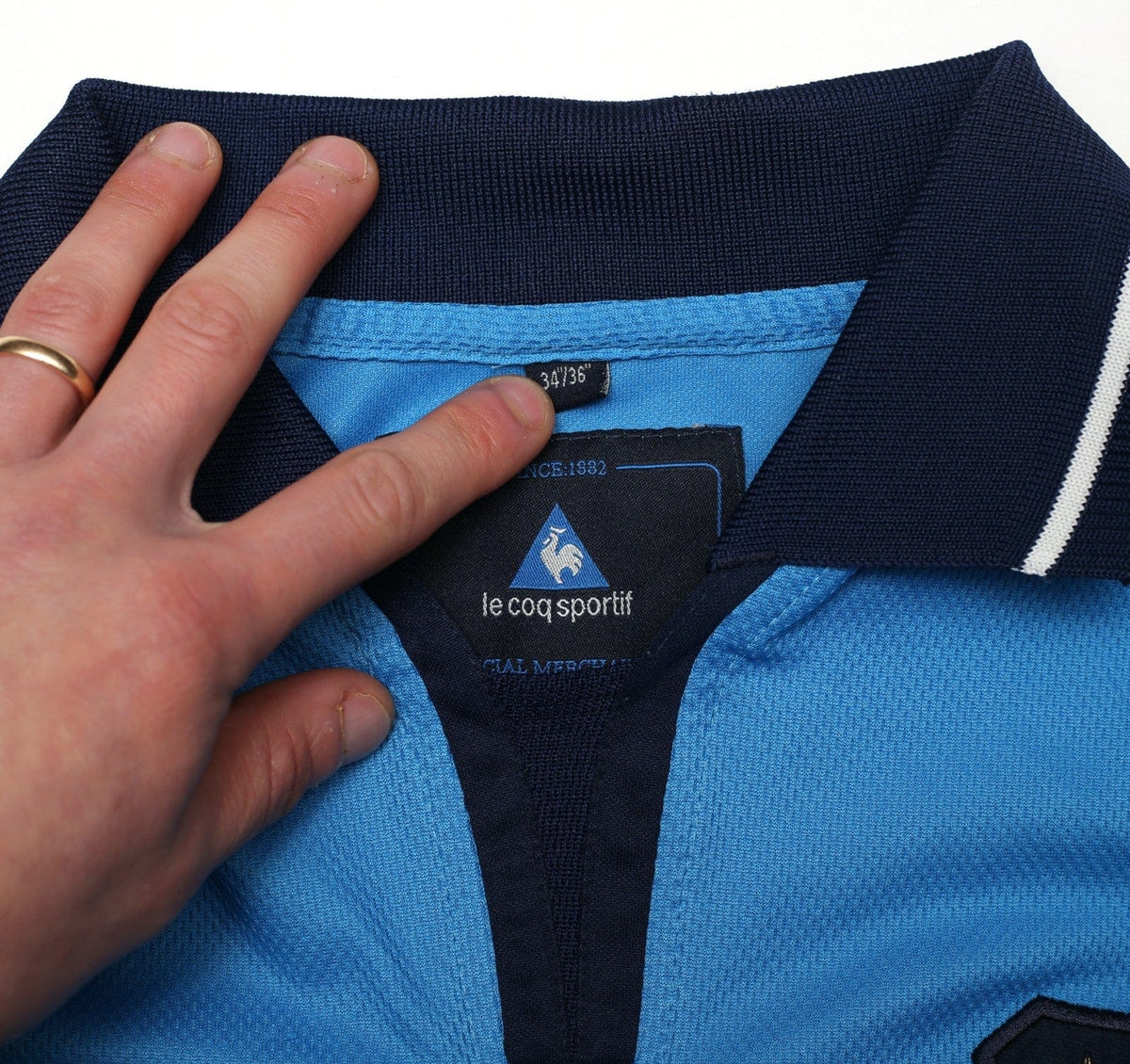 2001/02 MANCHESTER CITY Vintage LCS Home Football Shirt (S) 34/36