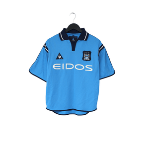 2001/02 MANCHESTER CITY Vintage LCS Home Football Shirt (S) 34/36