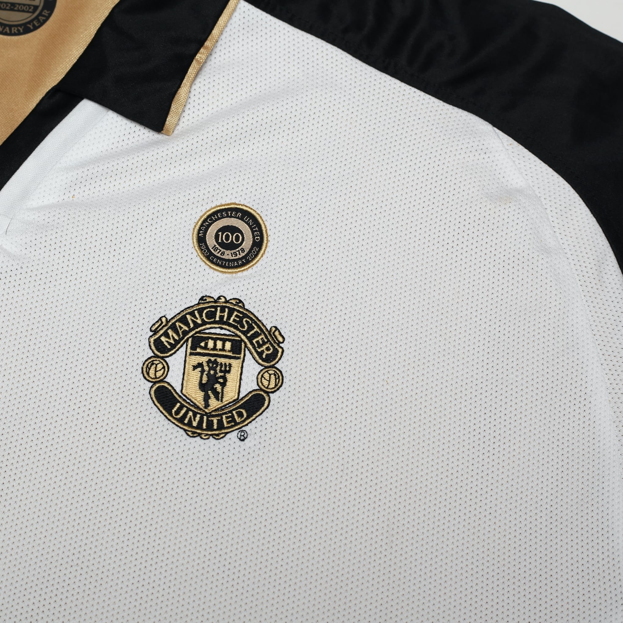 2001/02 Manchester United Vintage Umbro Centenary Away Football Shirt (XXL)