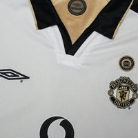 2001/02 Manchester United Vintage Umbro Centenary Away Football Shirt (XXL)