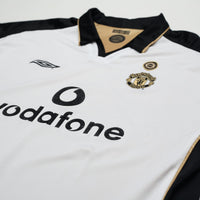2001/02 Manchester United Vintage Umbro Centenary Away Football Shirt (XXL)