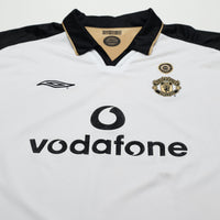 2001/02 Manchester United Vintage Umbro Centenary Away Football Shirt (XXL)