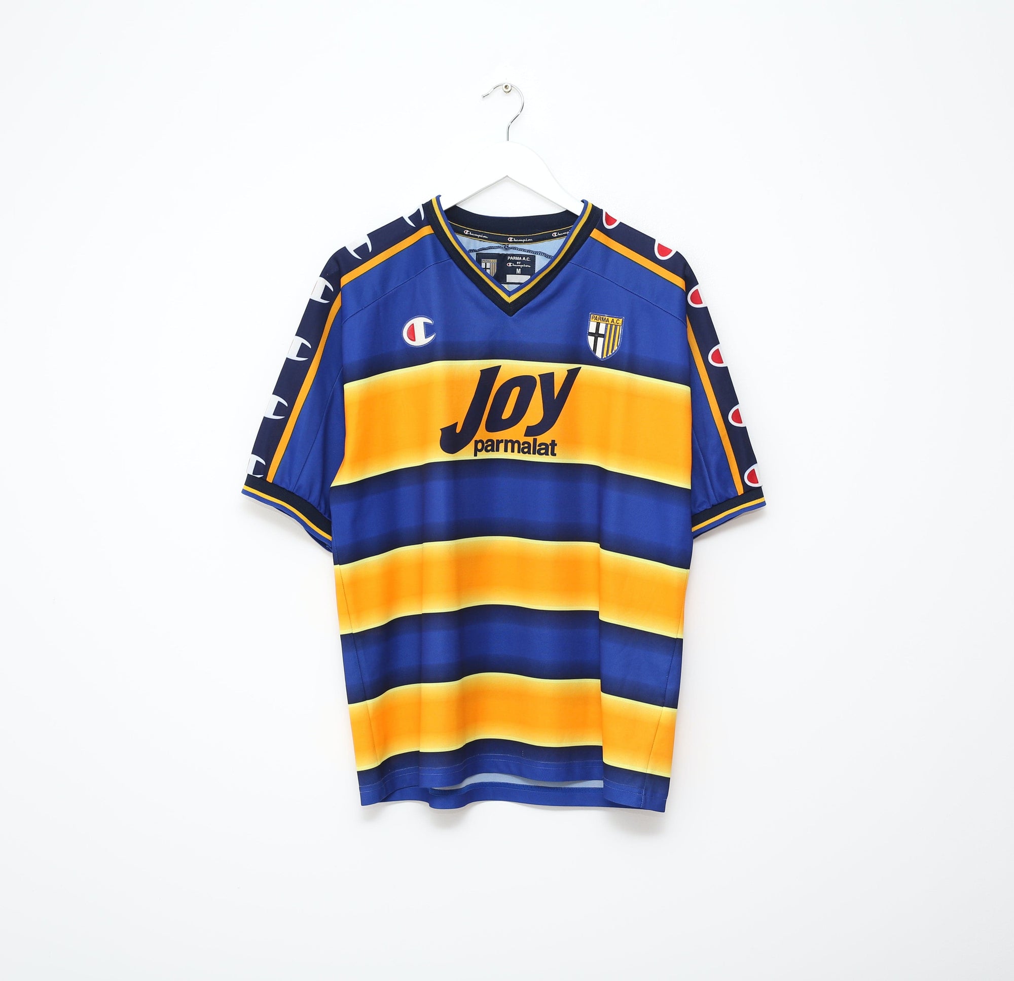 2001/02 NAKATA #10 Parma Vintage Champion Home Football Shirt 