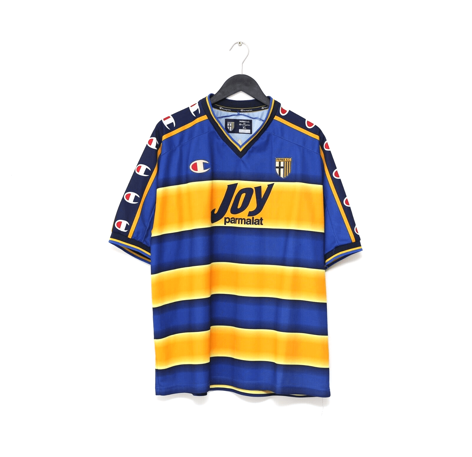 2001/02 NAKATA #10 Parma Vintage Champion Home Football Shirt Jersey (XL)