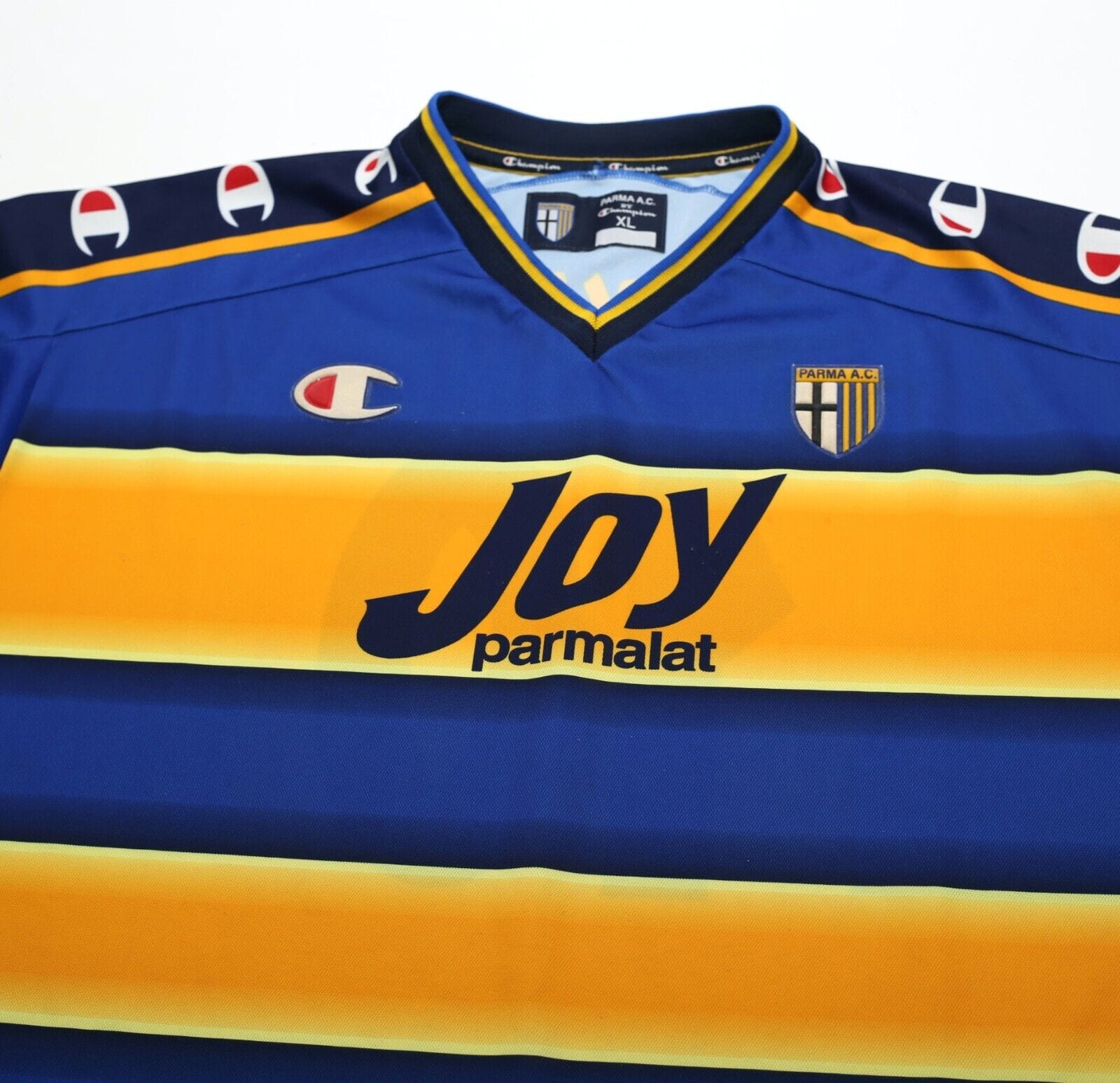 2001/02 NAKATA #10 Parma Vintage Champion Home Football Shirt Jersey (XL)