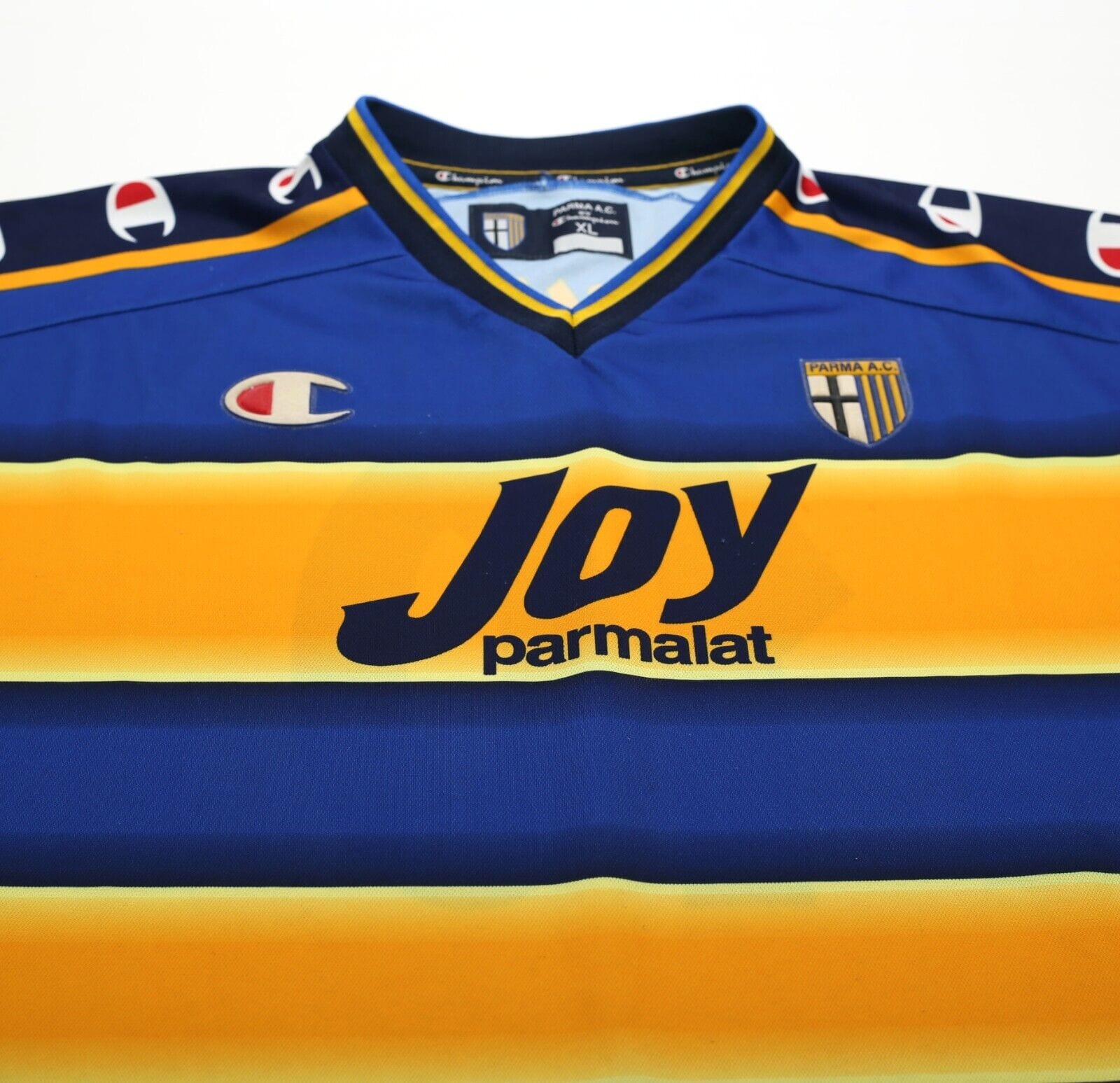 2001/02 NAKATA #10 Parma Vintage Champion Home Football Shirt Jersey (XL)