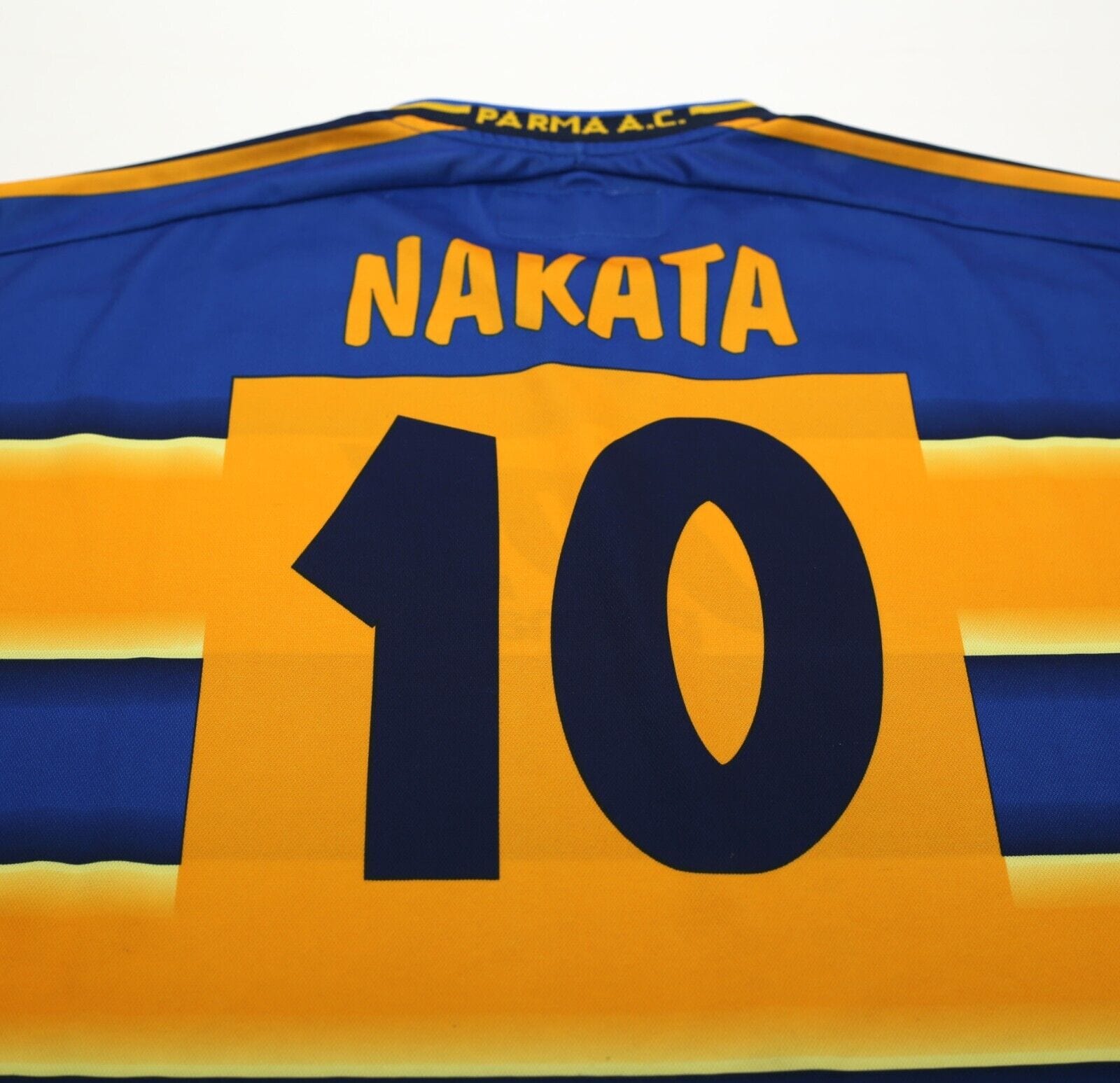 2001/02 Nakata #10 Parma Vintage Champion Home Football