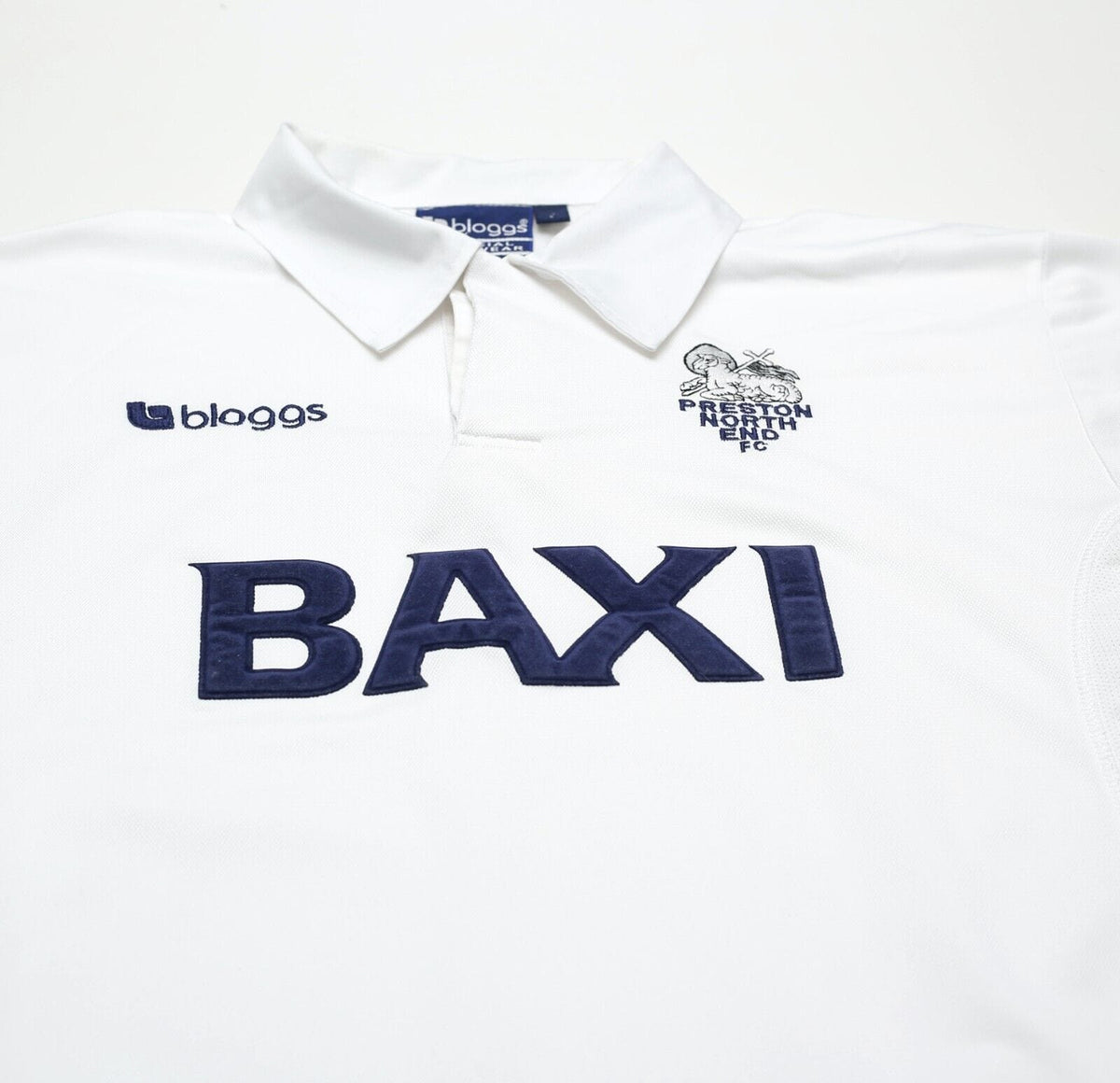 2001/02 PRESTON NORTH END Vintage Bloggs Home Football Shirt (L)