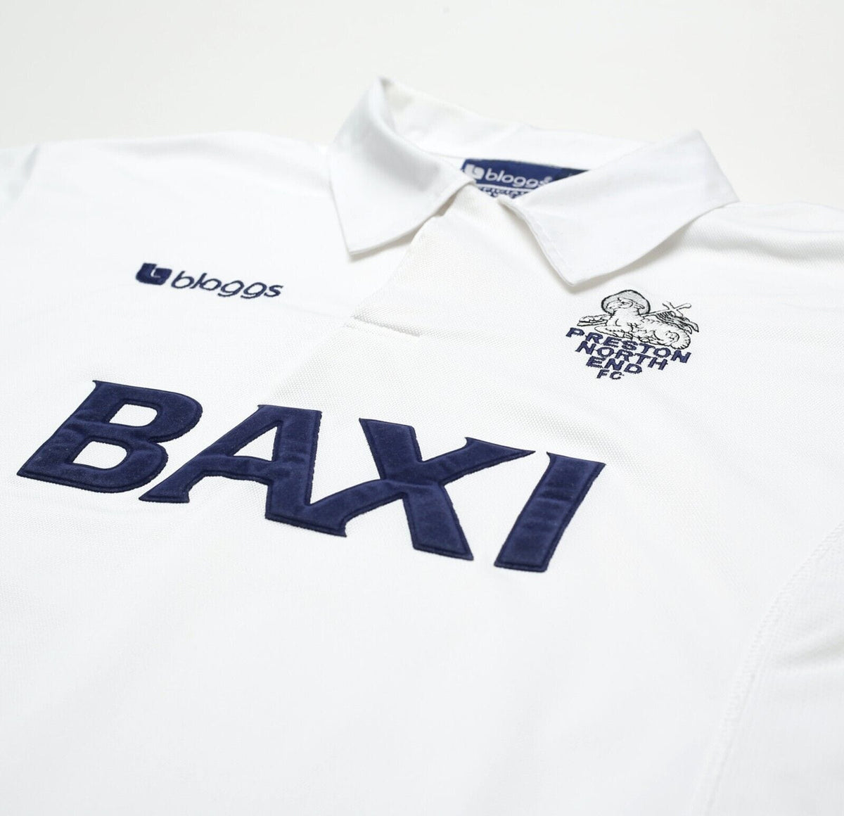 2001/02 PRESTON NORTH END Vintage Bloggs Home Football Shirt (L)