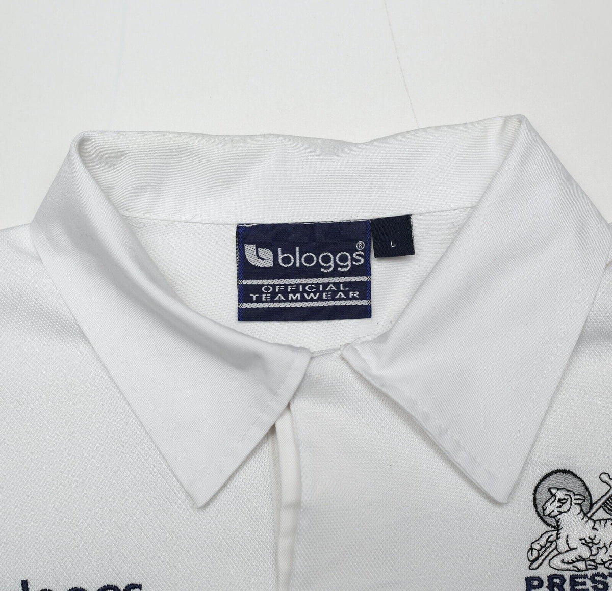 2001/02 PRESTON NORTH END Vintage Bloggs Home Football Shirt (L)