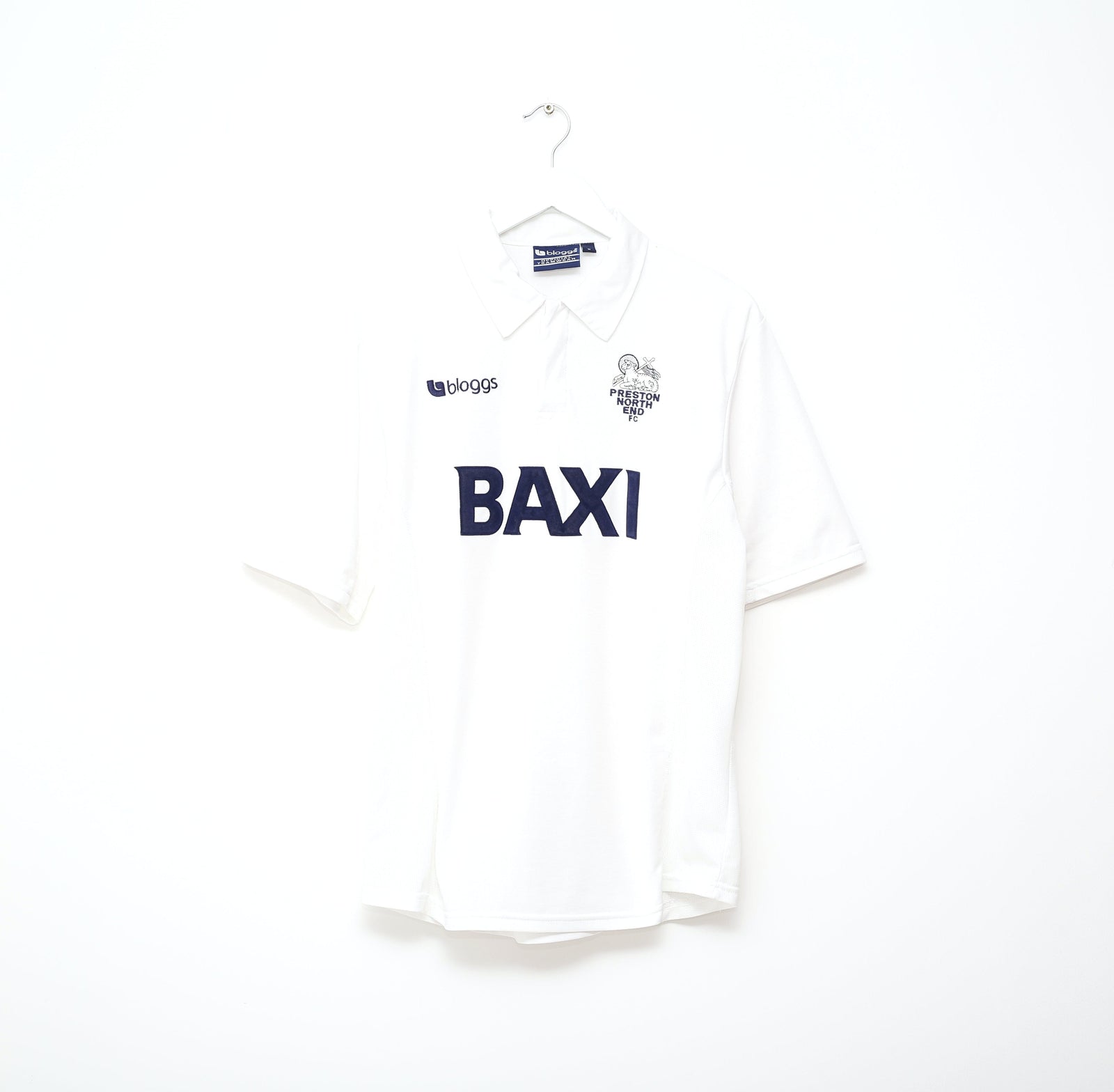 2001/02 PRESTON NORTH END Vintage Bloggs Home Football Shirt (M)