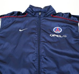 2001/02 PSG Vintage Nike Football Track Training Jacket (M) Paris Saint-Germain