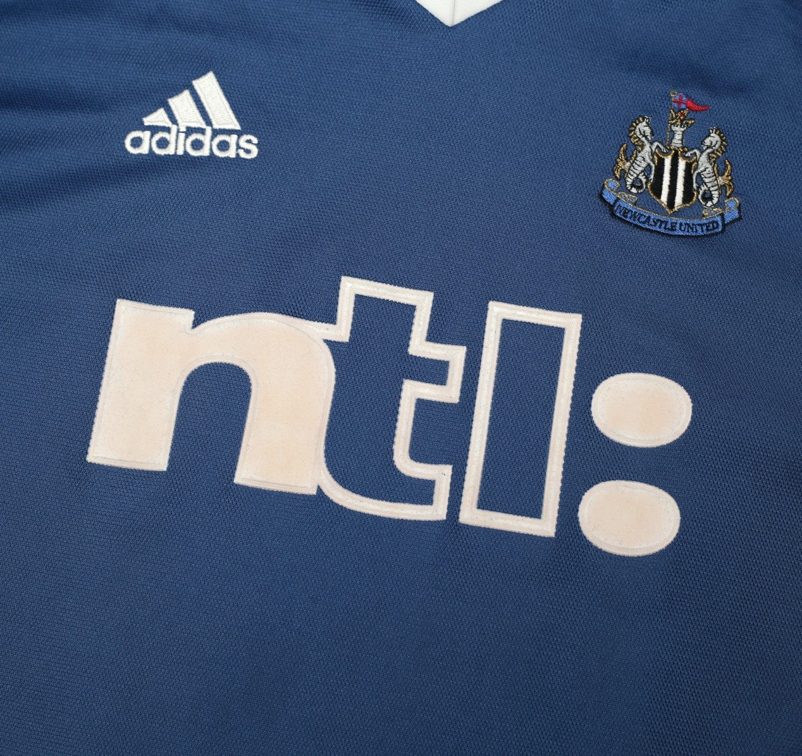 2001/02 ROBERT #32 Newcastle United Vintage adidas Away Football Shirt (L)