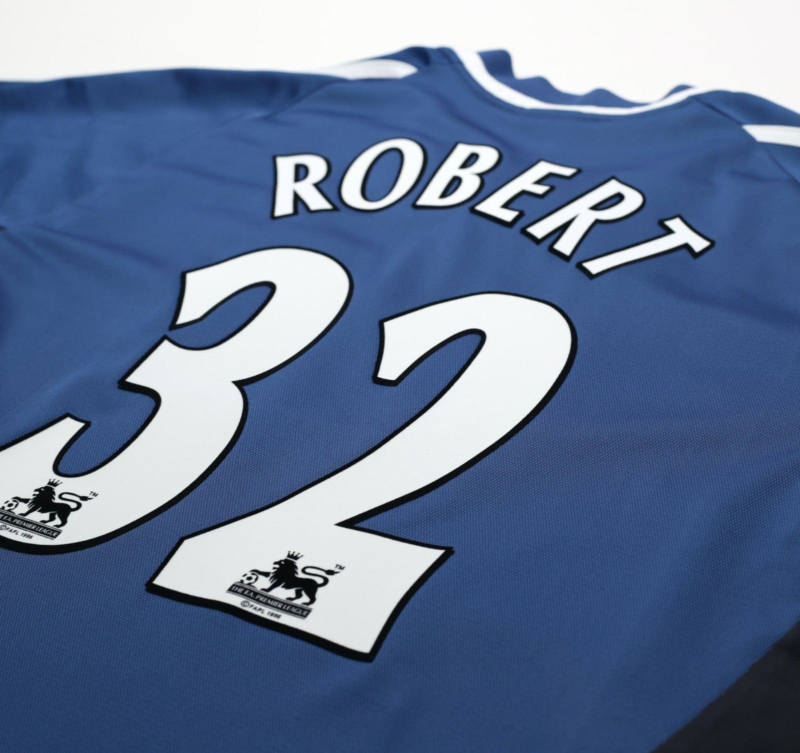 2001/02 ROBERT #32 Newcastle United Vintage adidas Away Football Shirt (L)