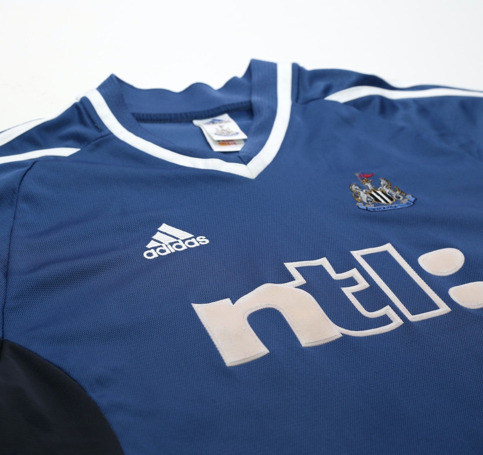 2001/02 ROBERT #32 Newcastle United Vintage adidas Away Football Shirt (L)