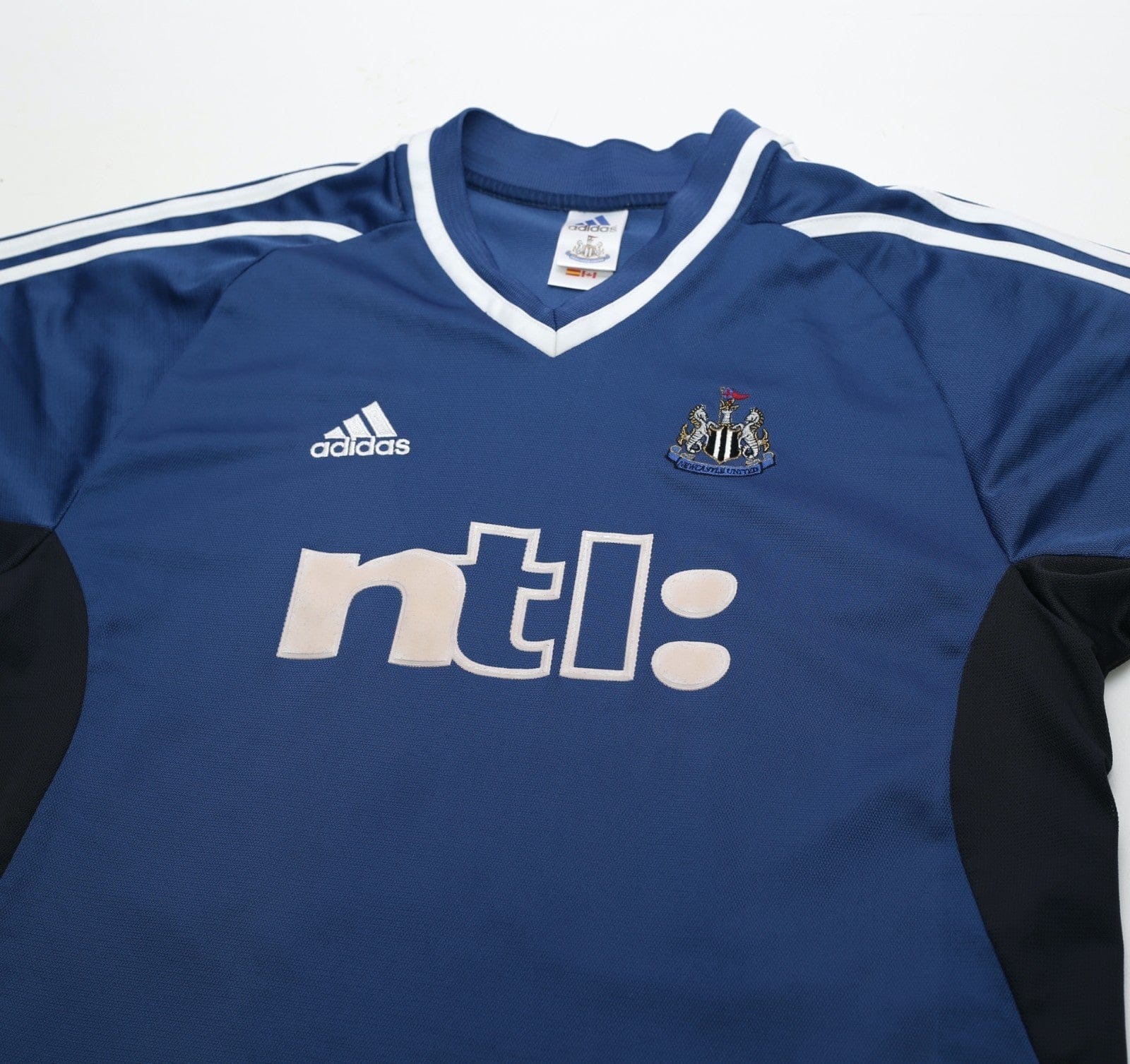 2001/02 ROBERT #32 Newcastle United Vintage adidas Away Football Shirt (L)