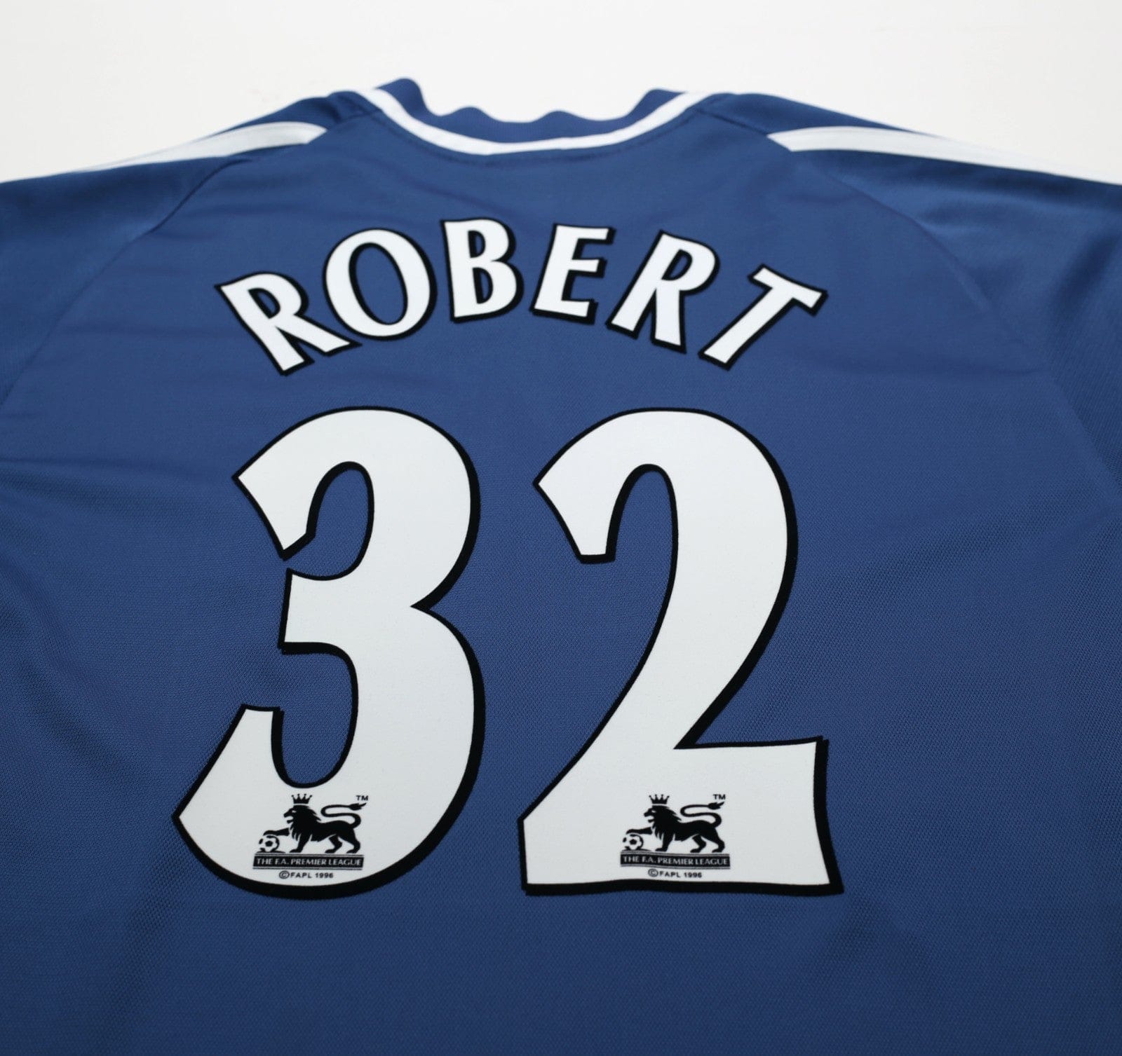 2001/02 ROBERT #32 Newcastle United Vintage adidas Away Football Shirt (L)