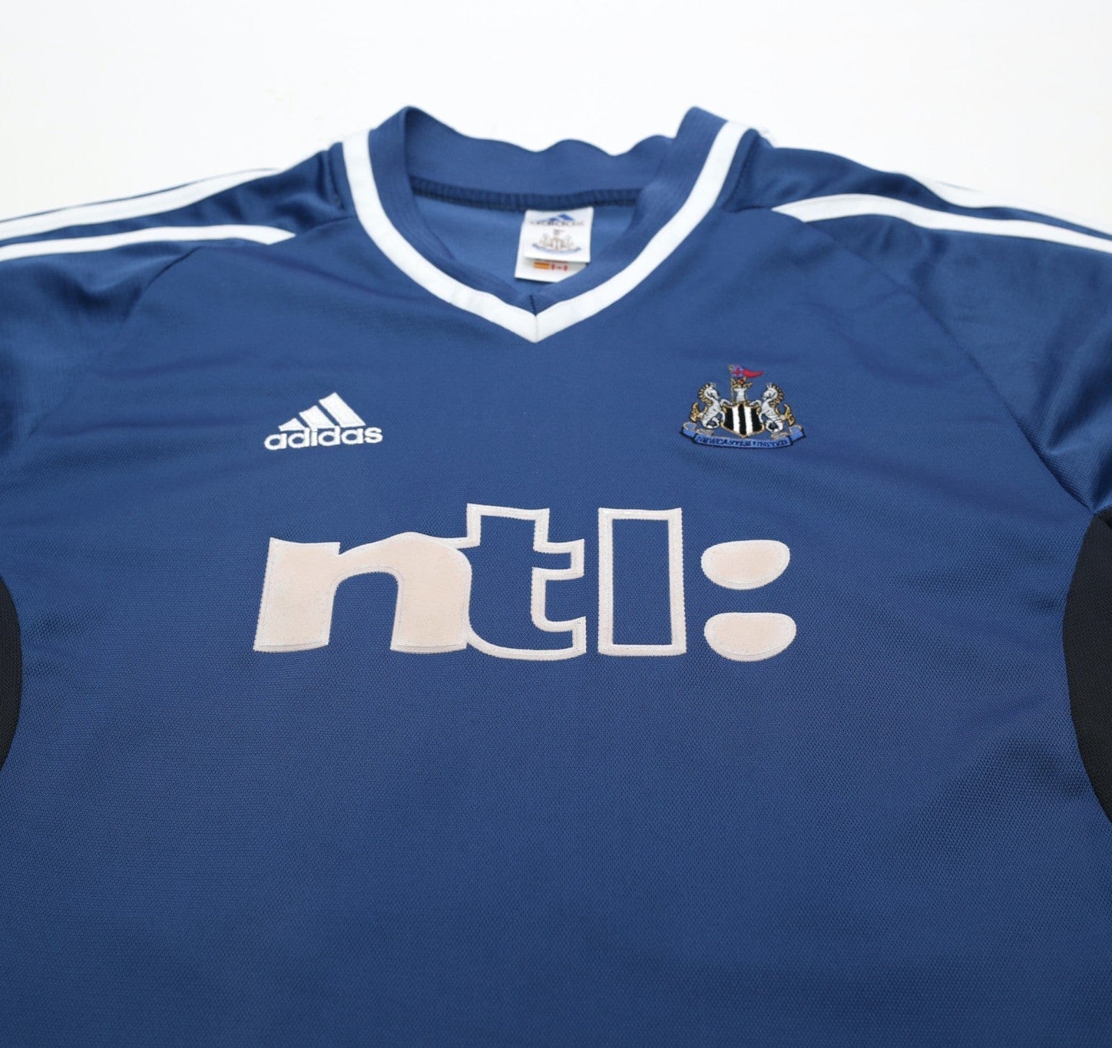 2001/02 ROBERT #32 Newcastle United Vintage adidas Away Football Shirt (L)