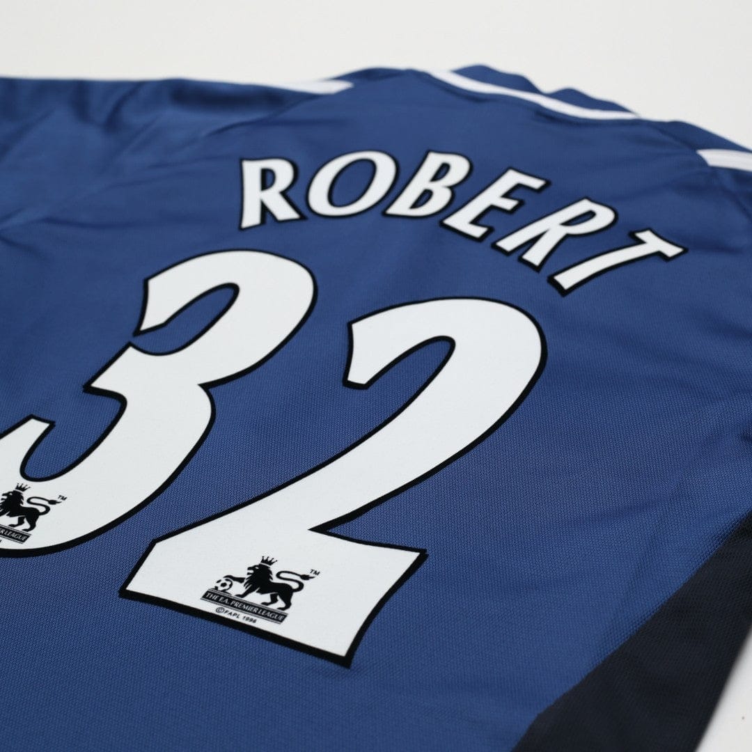 2001/02 Robert #32 Newcastle United Vintage adidas Away Football Shirt (S)