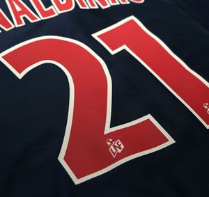 2001/02 RONALDINHO #21 PSG Vintage Nike Home Football Shirt (XXL)  Paris