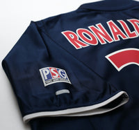 2001/02 RONALDINHO #21 PSG Vintage Nike Home Football Shirt (XXL)  Paris