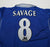 2001/02 SAVAGE #8 Leicester City Vintage LCS Home Football Shirt (M) 38/40