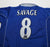 2001/02 SAVAGE #8 Leicester City Vintage LCS Home Football Shirt (M) 38/40