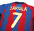 2001/02 SAVIOLA #7 Barcelona Vintage Nike Home Football Shirt Jersey (XL)