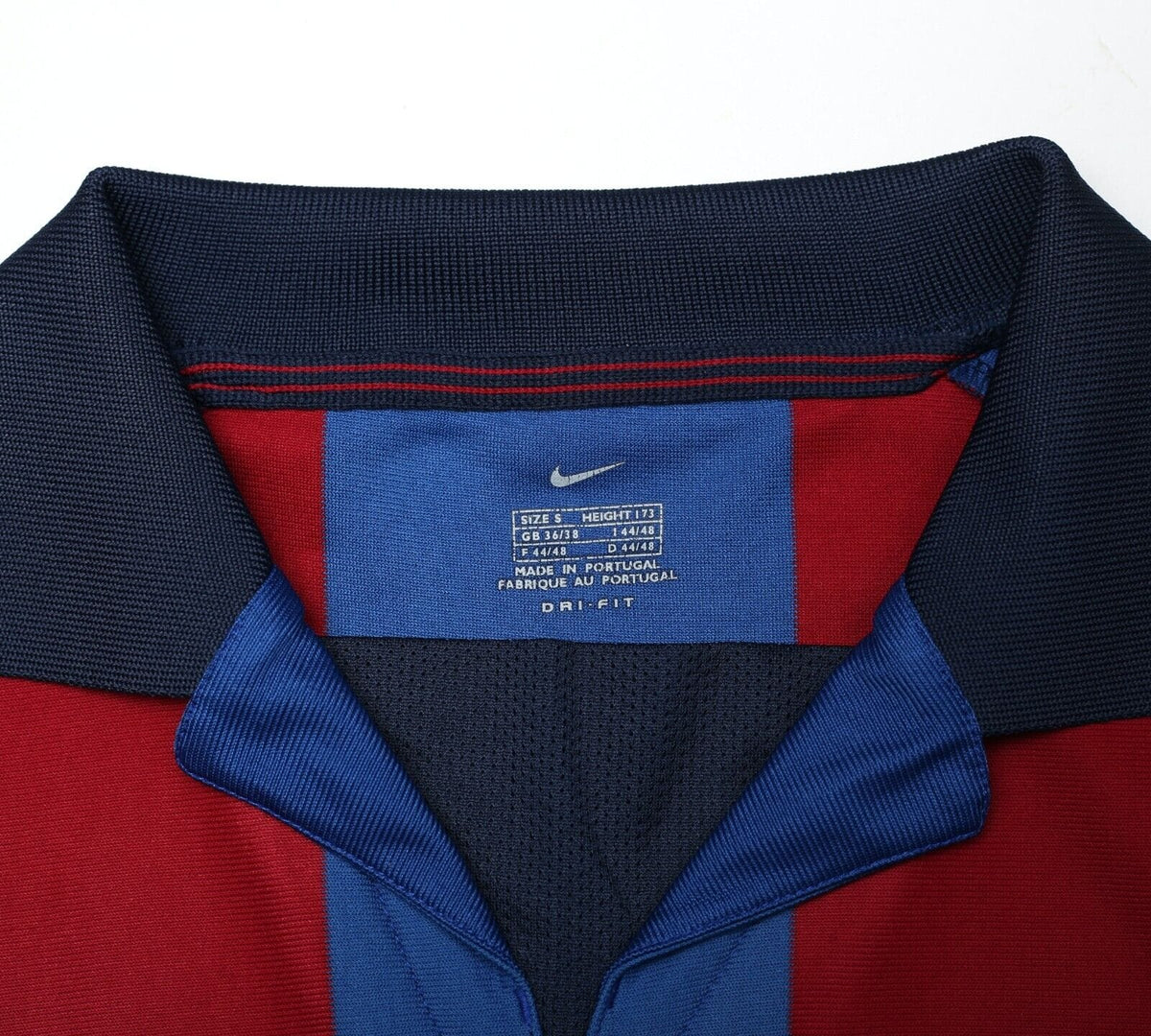 2001/02 SAVIOLA #7 Barcelona Vintage Nike Home Football Shirt (S)