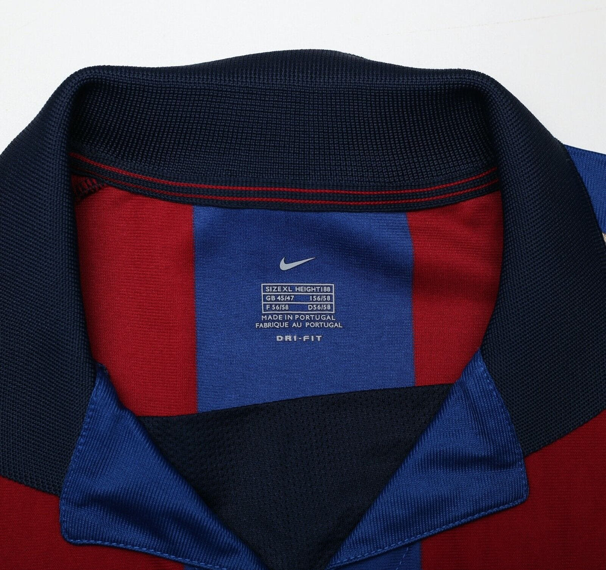 2001/02 SAVIOLA #7 Barcelona Vintage Nike Home Football Shirt (XL)