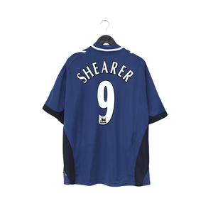 2001/02 SHEARER #9 Newcastle United Vintage adidas Away Football Shirt (XL)