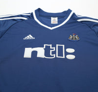 2001/02 SHEARER #9 Newcastle United Vintage adidas Away Football Shirt (XL)