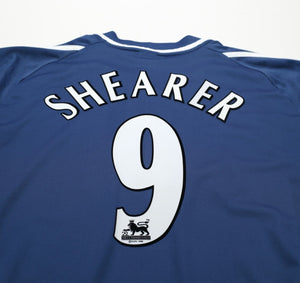2001/02 SHEARER #9 Newcastle United Vintage adidas Away Football Shirt (XL)