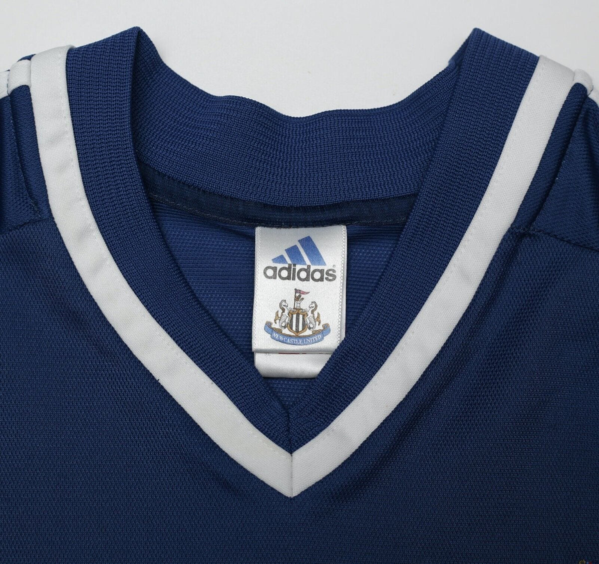 2001/02 SOLANO #4 Newcastle United Vintage adidas Away Football Shirt (XL)