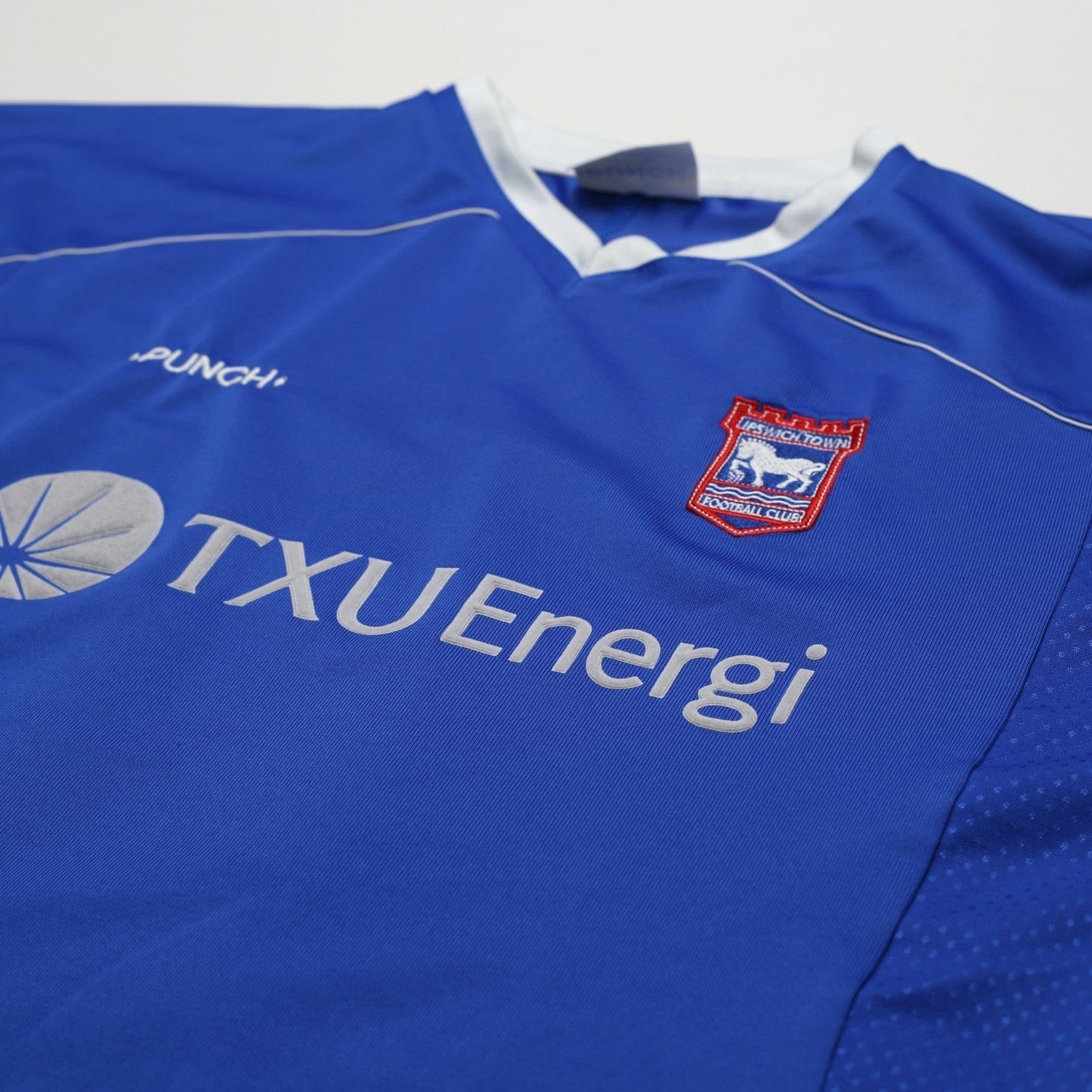 2001/02 Stewart #11 Ipswich Town Vintage PUNCH Home Football Shirt (XL)