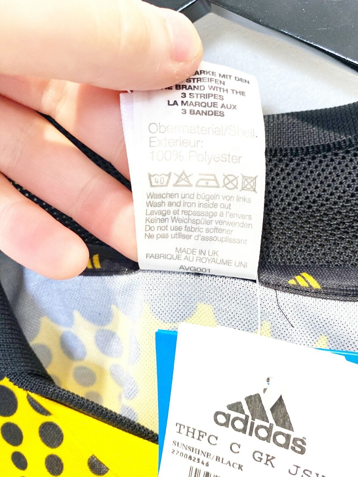 2001/02 TOTTENHAM HOTSPUR Vintage adidas GK Football Shirt (L) Spurs BNWT