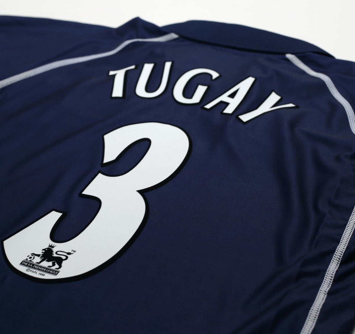 2001/02  TUGAY #3 Blackburn Rovers Vintage Kappa Away Football Shirt (M)