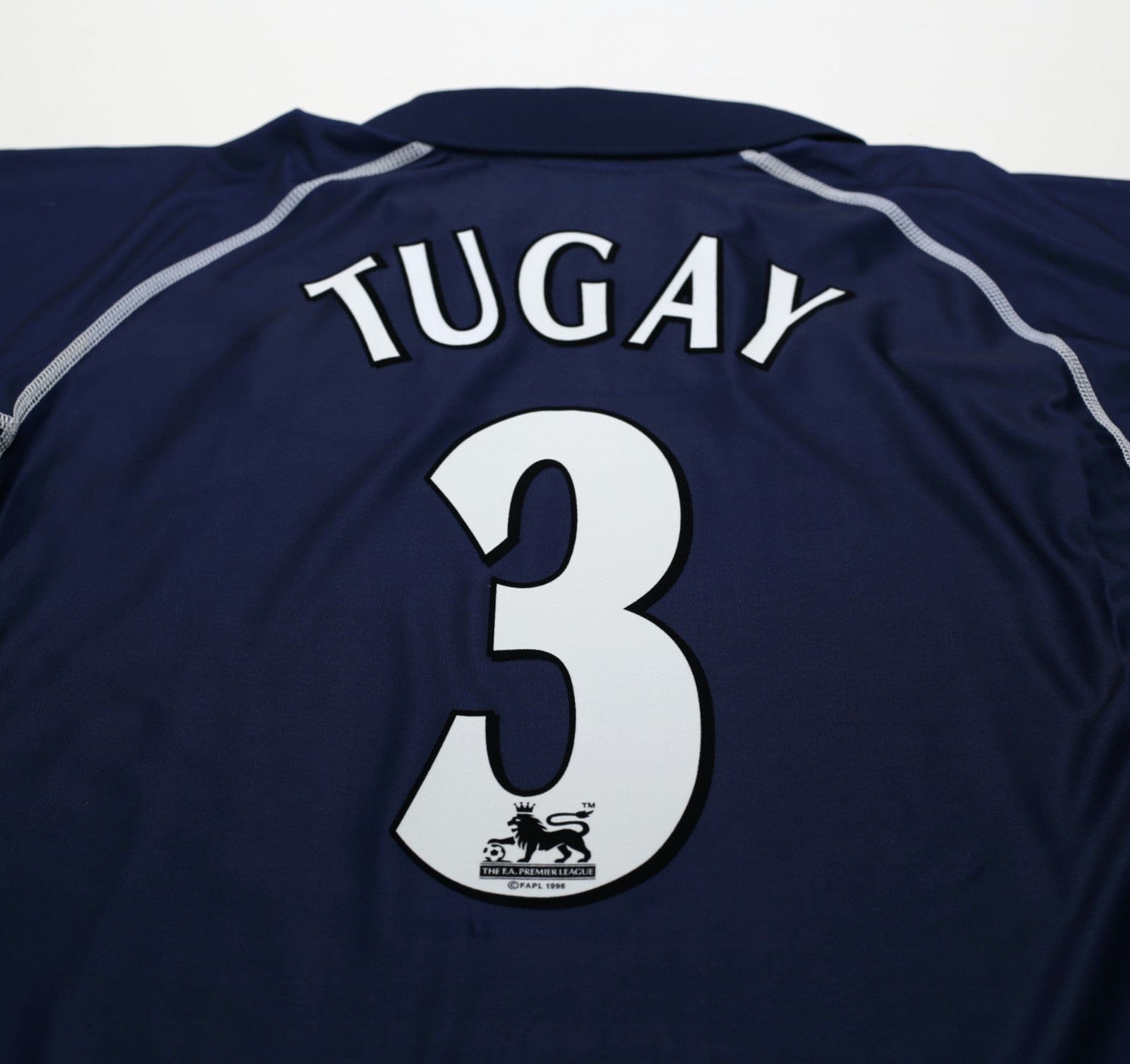 2001/02  TUGAY #3 Blackburn Rovers Vintage Kappa Away Football Shirt (M)