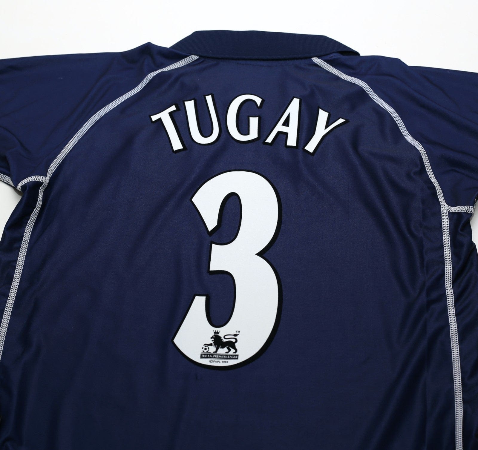 2001/02  TUGAY #3 Blackburn Rovers Vintage Kappa Away Football Shirt (M)