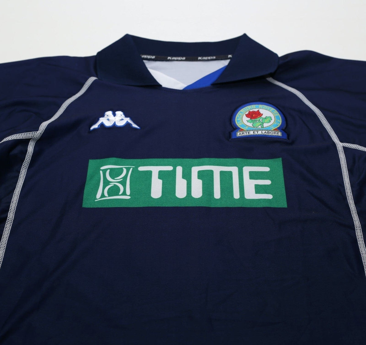 2001/02  TUGAY #3 Blackburn Rovers Vintage Kappa Away Football Shirt (M)