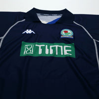 2001/02 Tugay #3 Blackburn Rovers Vintage Kappa Away Football Shirt (M/L)