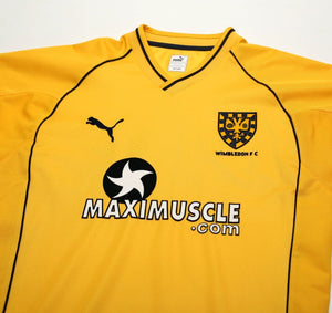 2001/02 WIMBLEDON FC Vintage PUMA Away Football Shirt (S)