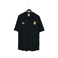 2001/02 Zidane #5 Real Madrid Vintage adidas Centenary Away Football Shirt (XL)