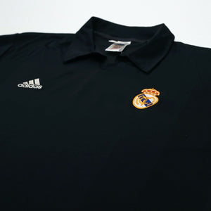 2001/02 Zidane #5 Real Madrid Vintage adidas Centenary Away Football Shirt (XL)