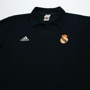 2001/02 Zidane #5 Real Madrid Vintage adidas Centenary Away Football Shirt (XL)
