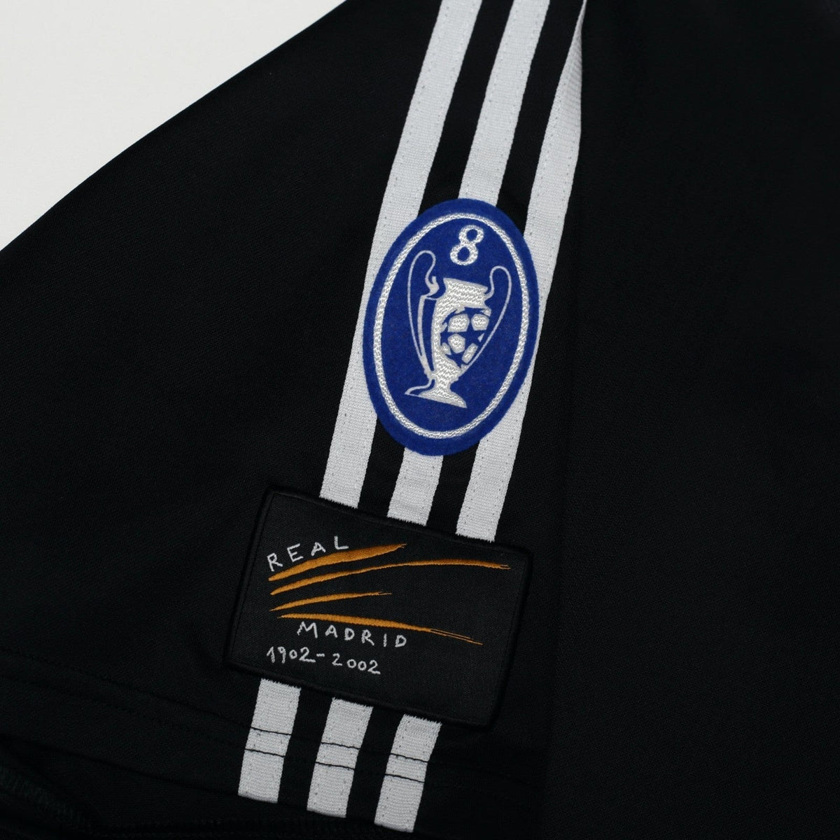 2001/02 Zidane #5 Real Madrid Vintage adidas Centenary Away Football Shirt (XXL)