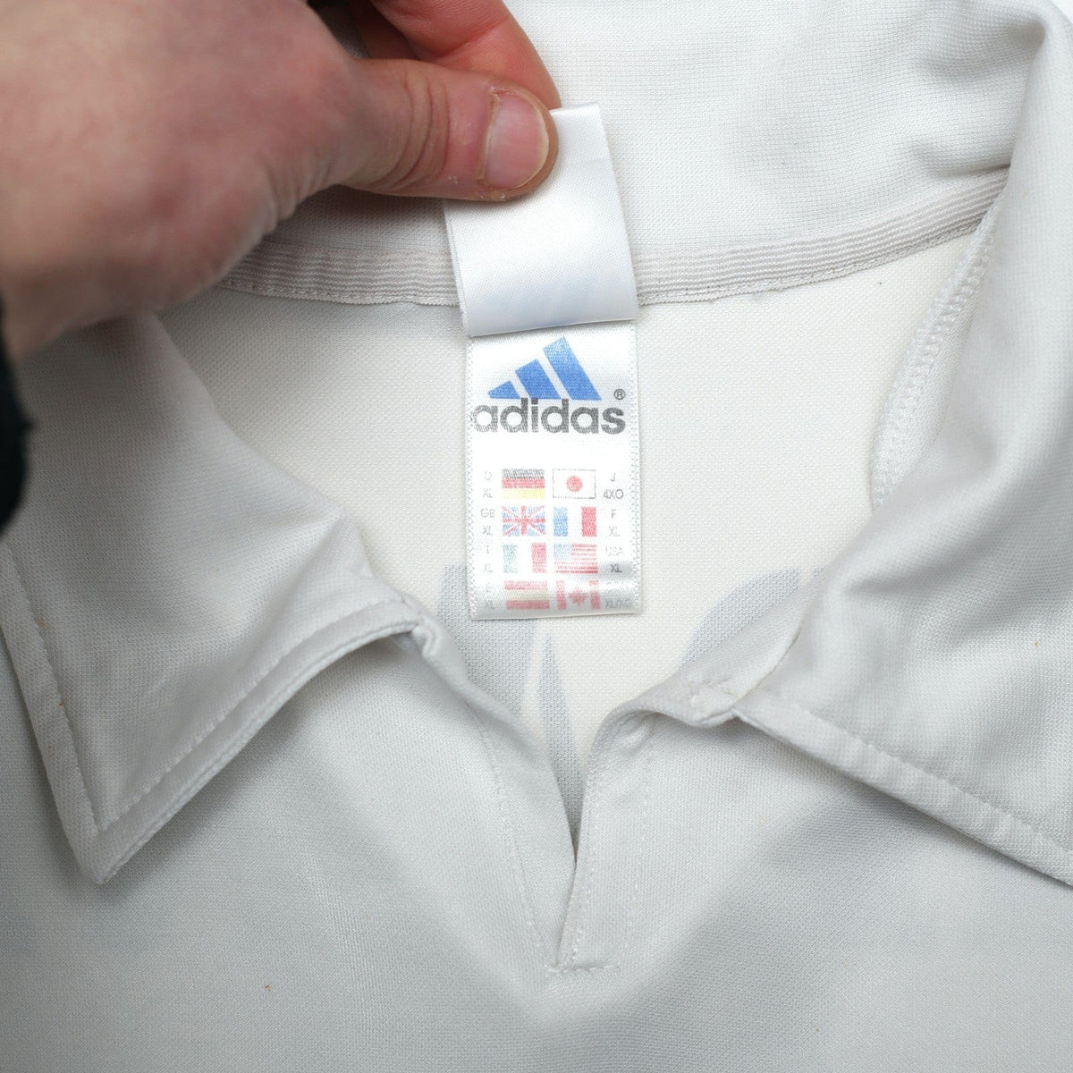 2001/02 Zidane #5 Real Madrid Vintage adidas Centenary Home Football Shirt (XL)