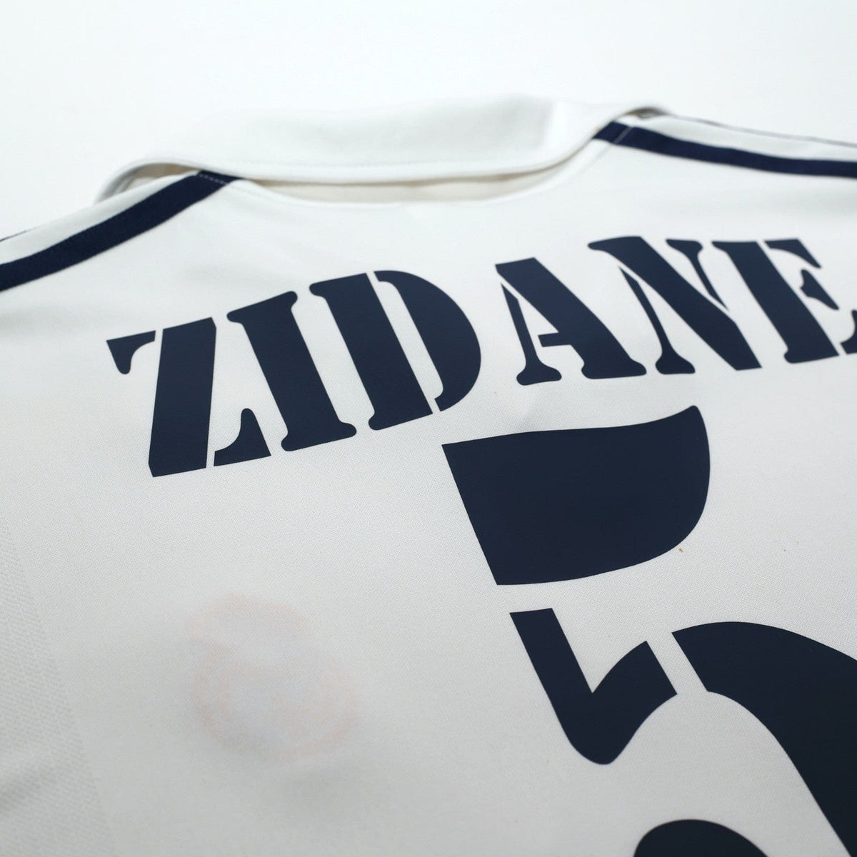 2001/02 Zidane #5 Real Madrid Vintage adidas Centenary Home Football Shirt (XL)